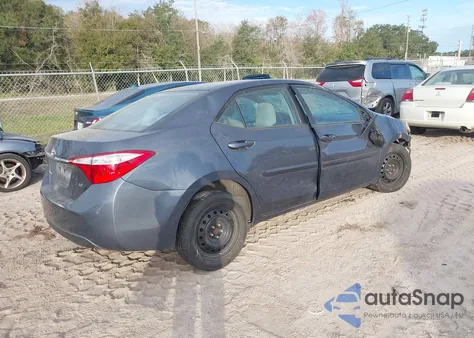 2016 Toyota Corolla Le from USA, damaged, VIN 2T1BURHE4GC485129